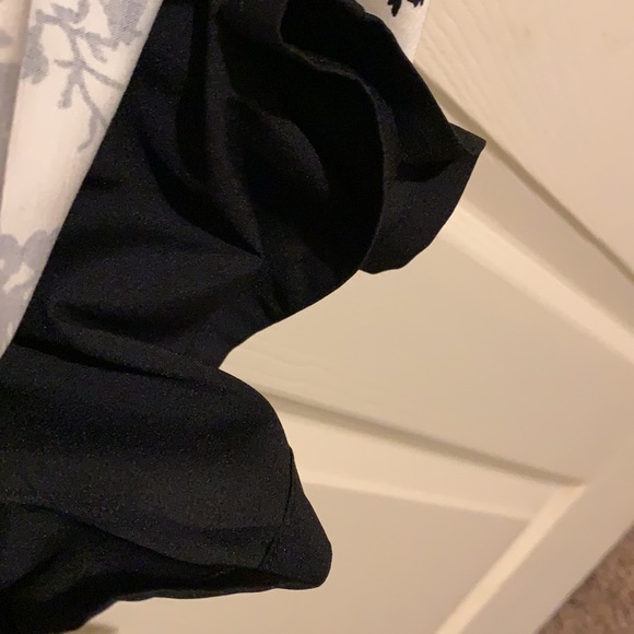 Talbot’s Black and Ivory Print Dress Size 10 - Picture 9 of 9